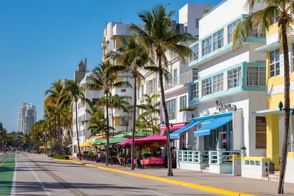 Art Deco Historic District & Ocean Drive, Miami Beach, FL