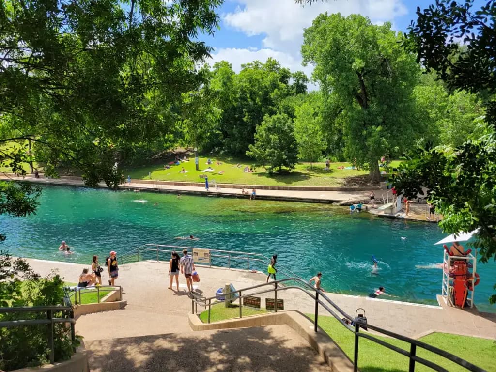 Barton Springs Pool, Austin, TX