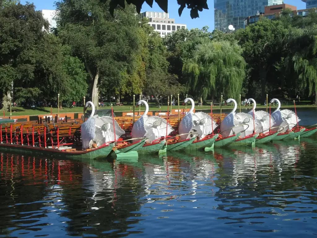 Boston Public Garden & Swan Boats, Boston, MA