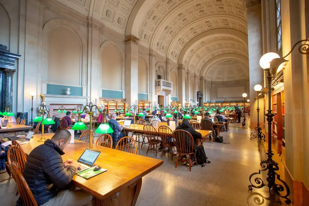 Boston Public Library, Central Library in Copley Square, Boston, MA