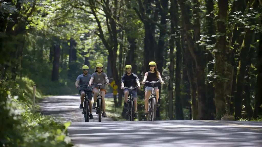 Ebike Multnomah Falls, Cascade Locks, OR