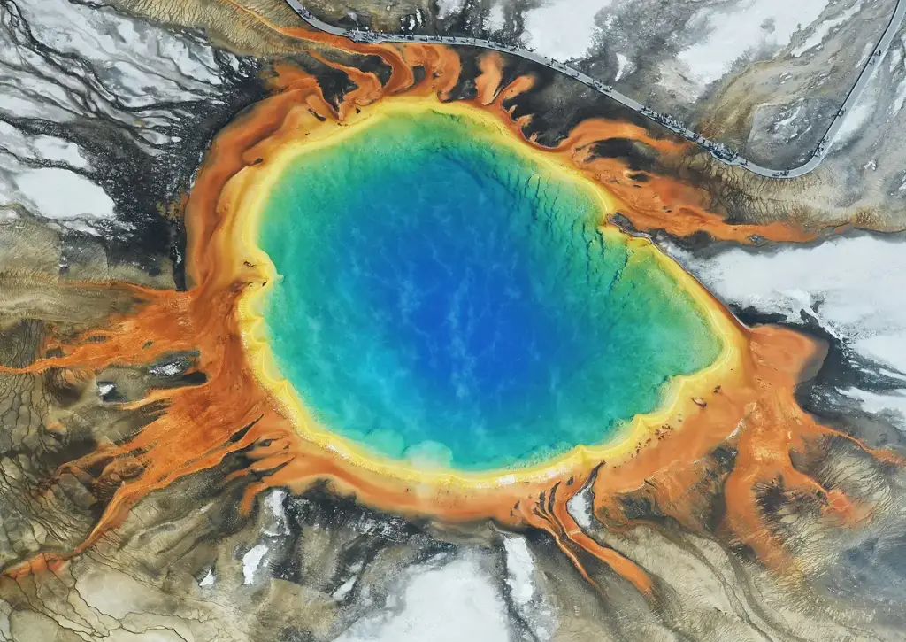 Grand Prismatic Spring, Yellowstone National Park, WY