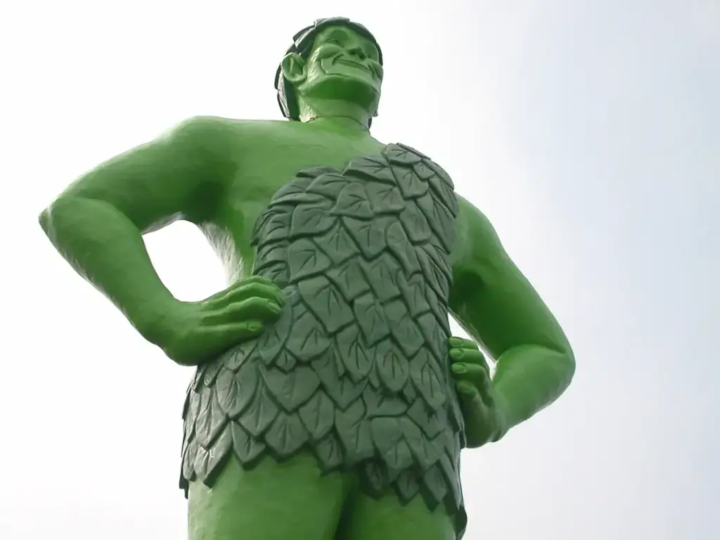 Jolly Green Giant Statue, Blue Earth, MN