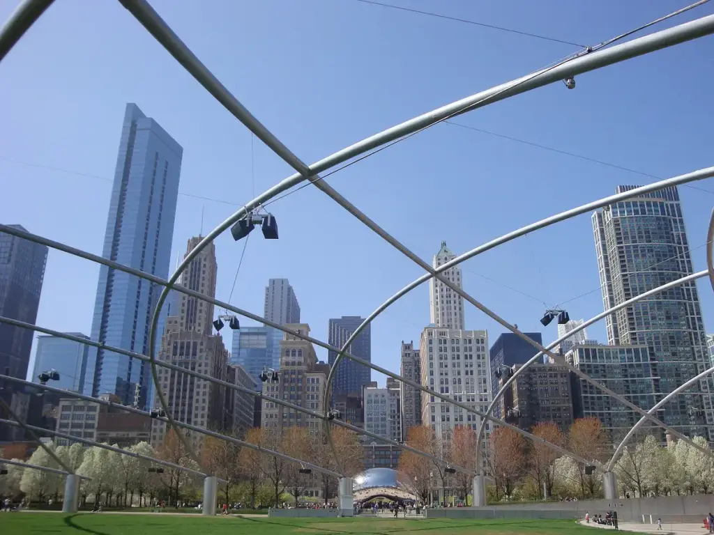 Millennium Park & Cloud Gate (The Bean), Chicago, IL