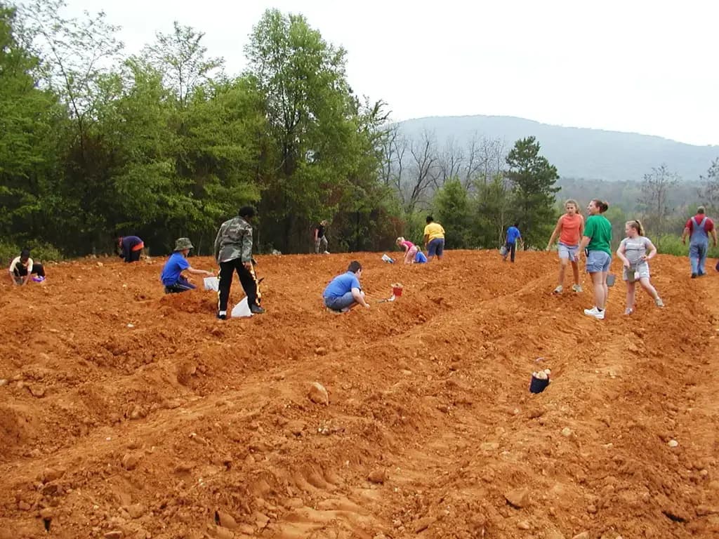 Wegner Quartz Crystal Mines, Mount Ida, AR