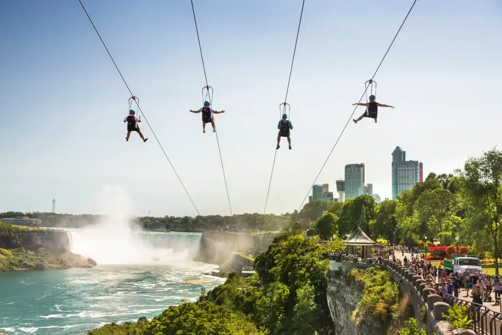 WildPlay's Zipline to the Falls, Niagara Falls, ON