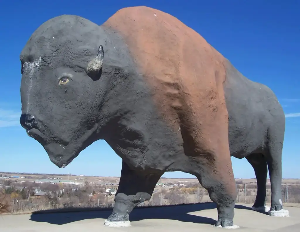 World's Largest Buffalo Monument, Jamestown, ND