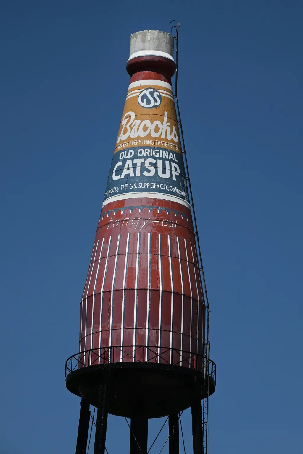 World's Largest Catsup Bottle, Collinsville, IL