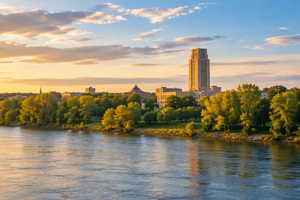 North Dakota skyline