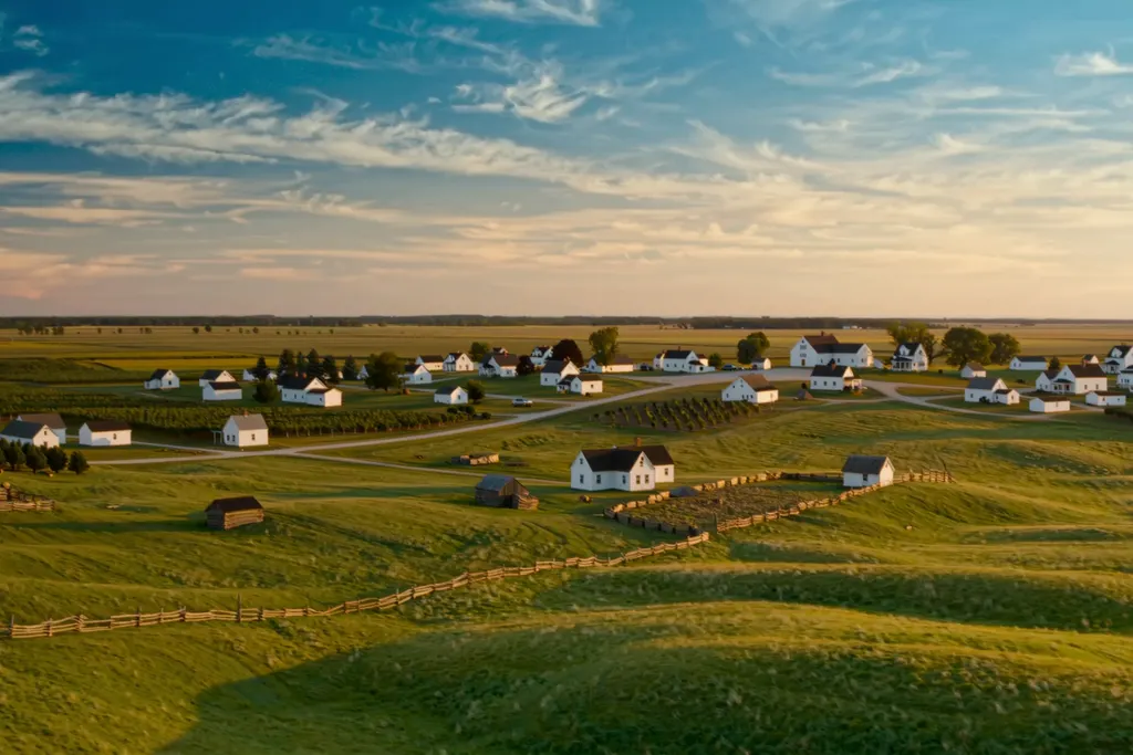 Ohio Amish Country skyline