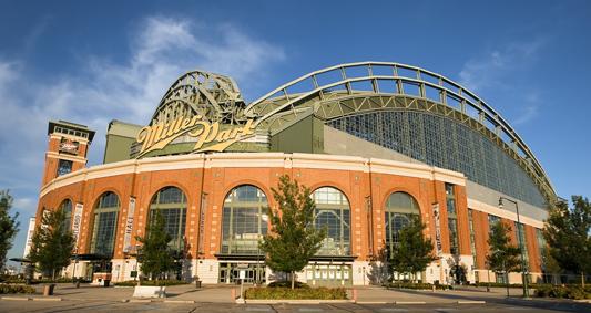 Sunny day at Miller Park.