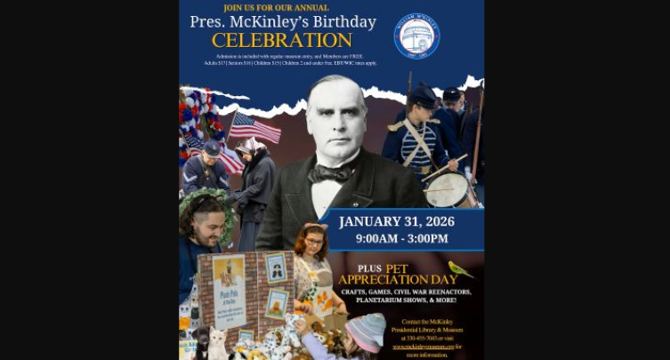 President McKinley’s Birthday Celebration & Pet Appreciation Day