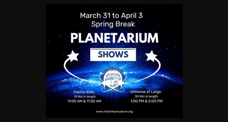 Spring Break Planetarium Shows