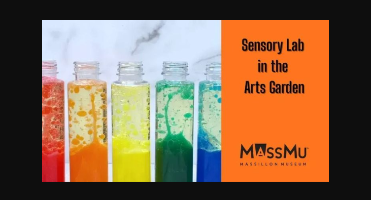 Sensory Lab in the MassMu Arts Garden