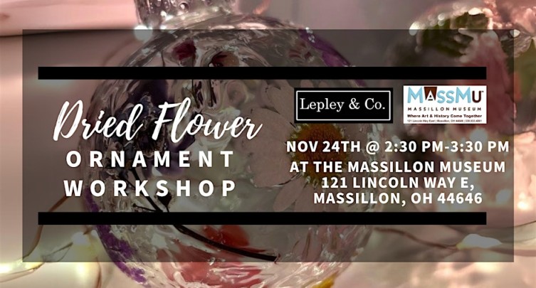 Dried Flower Ornaments with Lepley & Co