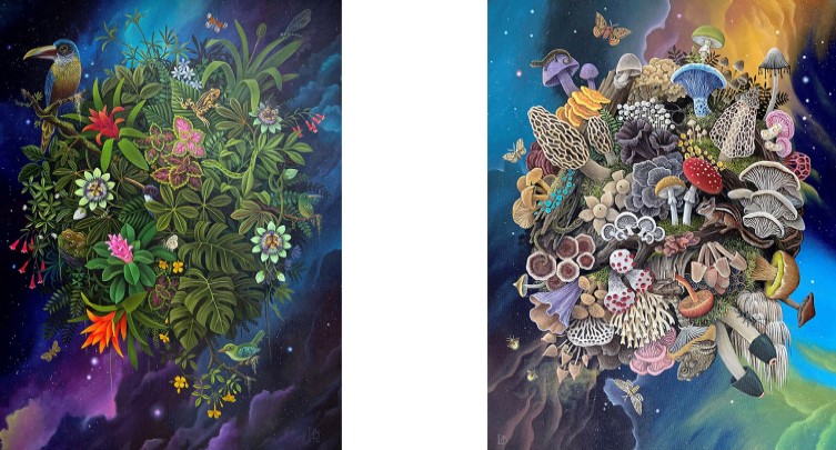 Beyond Worlds: Paintings by Laine Bachman