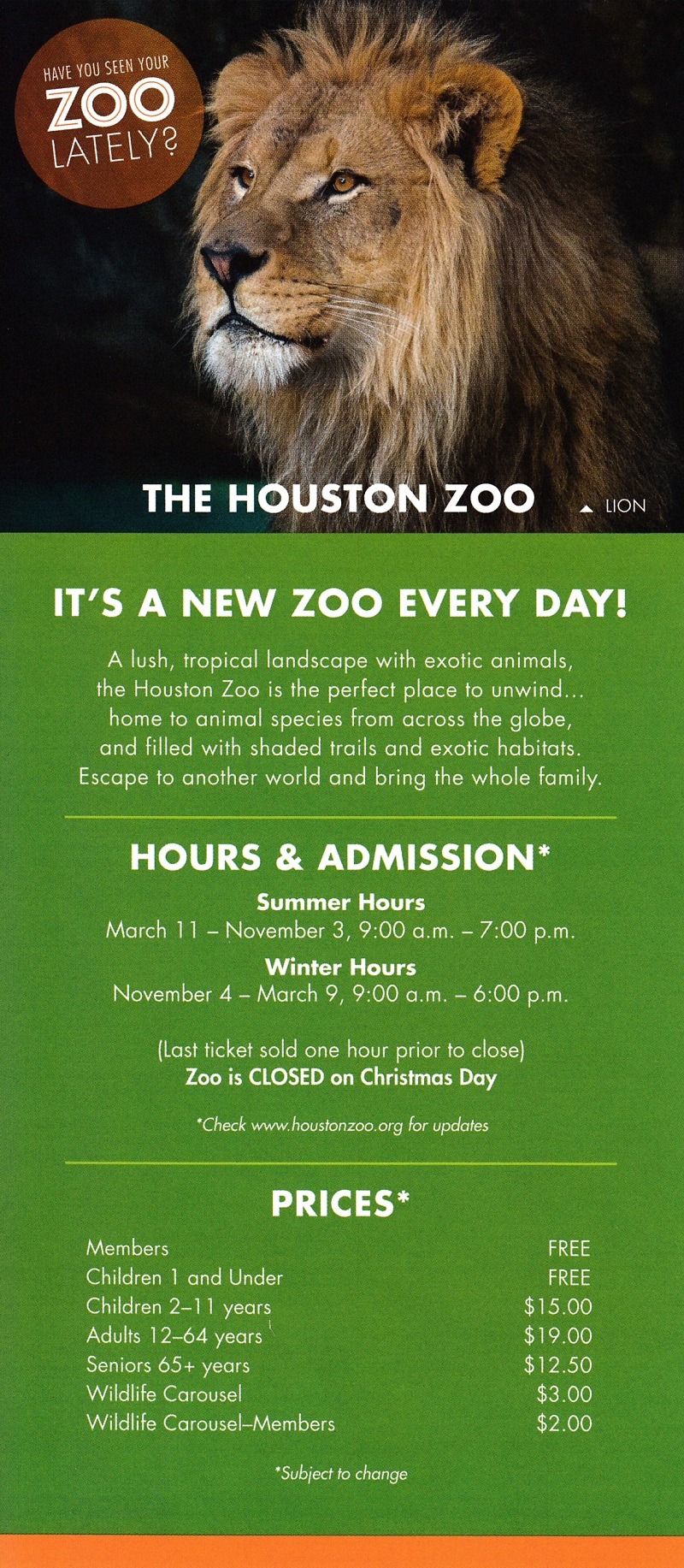 Houston Zoo Houston, TX