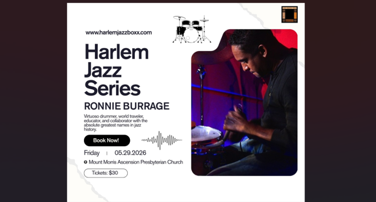 Harlem Jazz Series – Ronnie Burrage