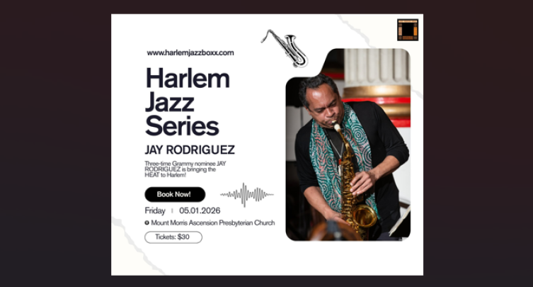 Harlem Jazz Series – Jay Rodriguez
