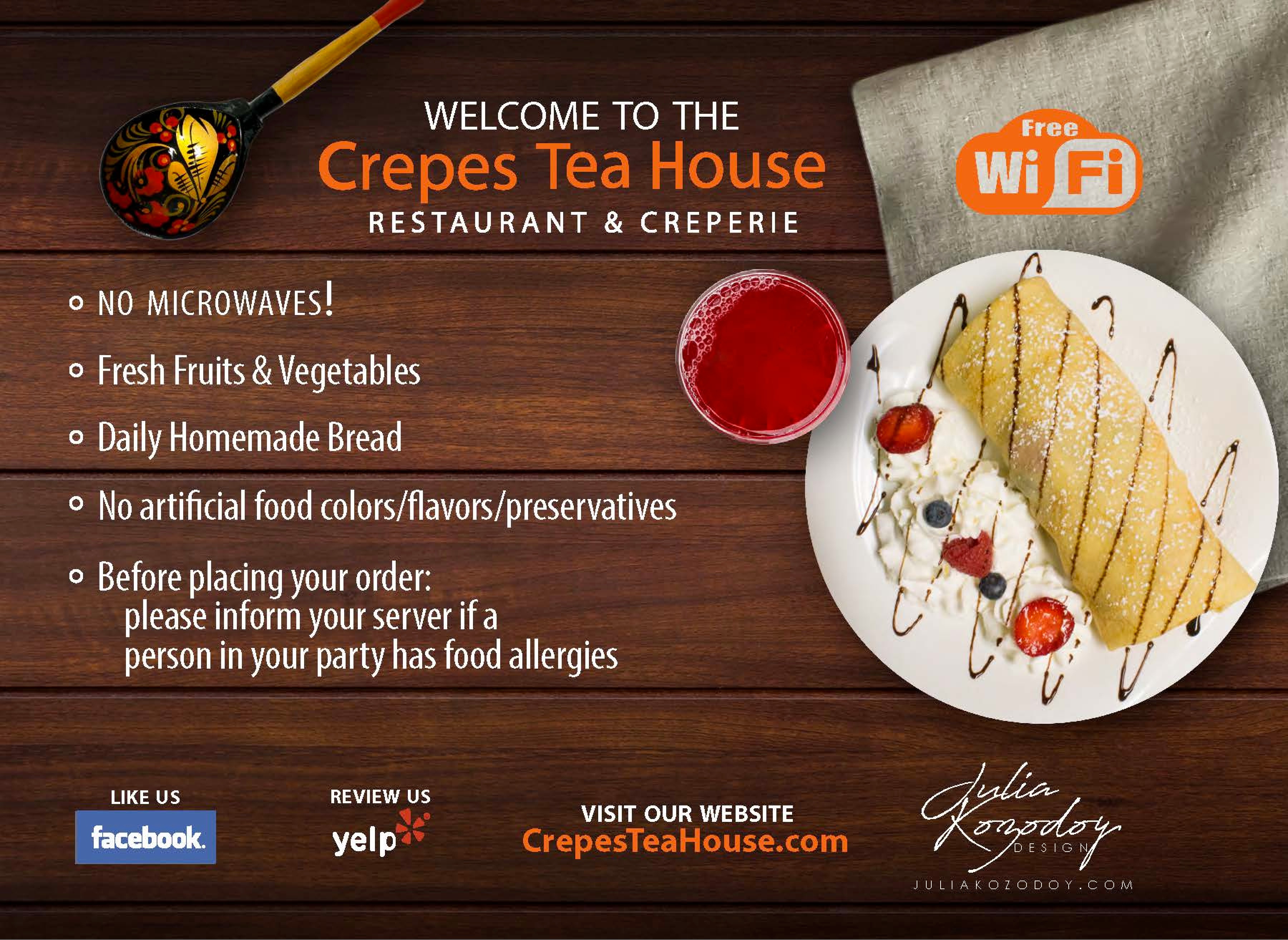 Crepes Tea House West Springfield, MA