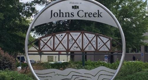 Johns Creek Gateway Marker
