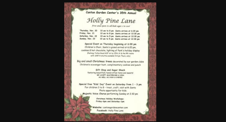 35th Annual Holly Pine Lane