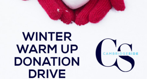 CambridgeSide Hosts Winter Warm-Up Donation Drive 