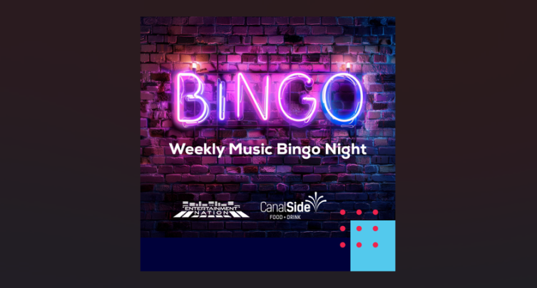 FREE Music Bingo at CanalSide Food + Drink at CambridgeSide