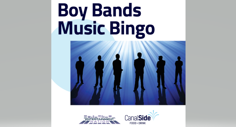 Boy Bands Themed Music Bingo at CanalSide Food + Drink