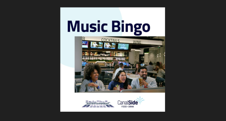 CanalSide at CambridgeSide Hosts FREE Music Bingo