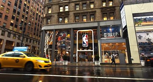 the nba store in new york city