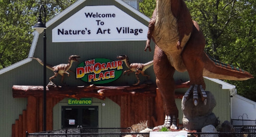 dinosaur place at nature's art village